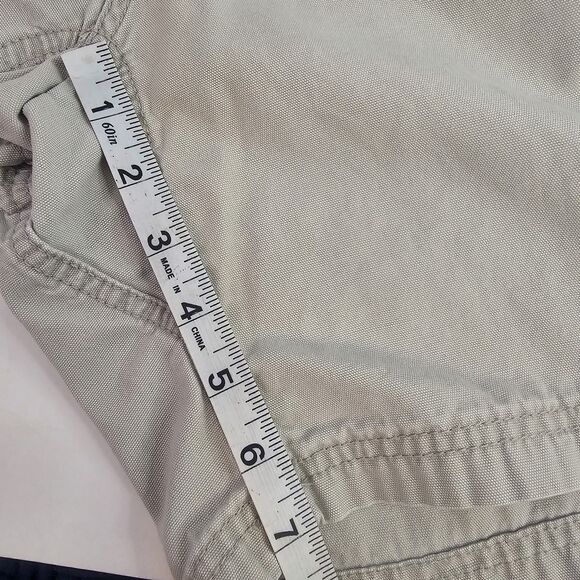 Wrangler Cargo Shorts Lot Sz 44 Army Green Tan Relaxed Fit Utility Casual U0418 - Picture 7 of 10